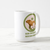 Zen Rodents stress Capybara Kaffeetasse (VorderseiteRechts)