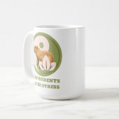 Zen Rodents stress Capybara Kaffeetasse (Vorderseite Links)