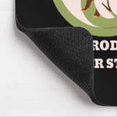Zen Rodents stress Capybara Mousepad (Ecke)