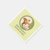 Zen Rodents stress Capybara Serviette (Ecke)