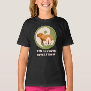 Zen Rodents stress Capybara T-Shirt