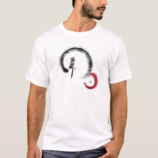Zen-Rot - Enso T-Shirt (Vorderseite)