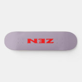 Zen Rot-Graue-Skateboard Skateboard (Horizontal)