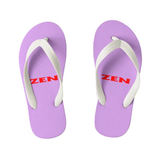 Zen-Rot-Lila-Klumpen Kinderbadesandalen (Fußbett)