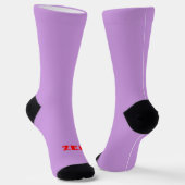 Zen-Rot-Lila-Prämiensocken Socken (Gewinkelt)