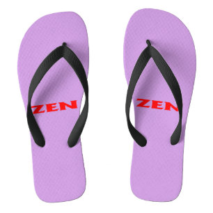 Zen-Rot-Lila-Weitwinkel-Flops Badesandalen