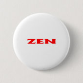 Zen-Rot-Standard-Rundtaste Button (Vorderseite)