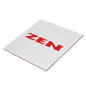 Zen Rot-weiße große Fliesen (Seite)