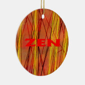 Zen-Rotdraht-Keramik Keramik Ornament (Rechts)