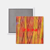 Zen-Rotdrahtanzieher Magnet (Vorderseite/Rückseite)
