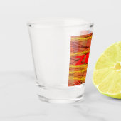 Zen-Rotdrahtschicht Schnapsglas (Links)