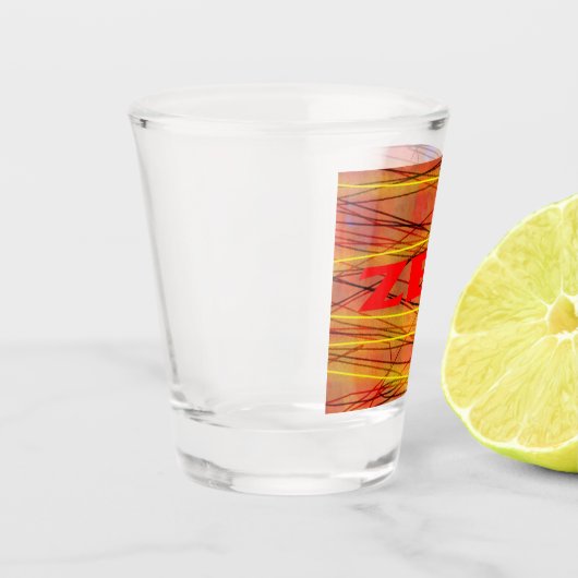 Zen-Rotdrahtschicht Schnapsglas (Links)