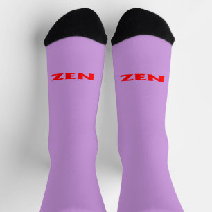 Zen-Rote Lila-Prämiensocken Socken
