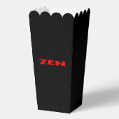 Zen-rote Popcornboxen Geschenkschachtel (Vorderseite)