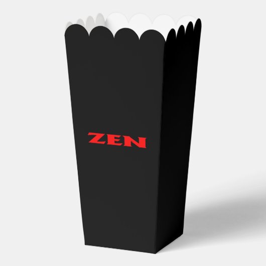Zen-rote Popcornboxen Geschenkschachtel (Vorderseite)
