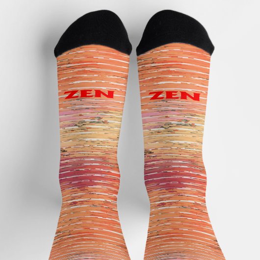 Zen-Rote Rote Reds Prämiensocken Socken (Oben)