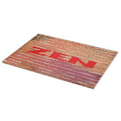 Zen-rote Schilf Glasschneidplatte Schneidebrett (Ecke)
