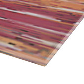 Zen-rote Schilf Glasschneidplatte Schneidebrett (Ecke)