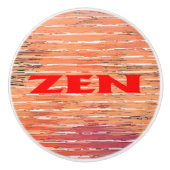 Zen-Rote-Schilf-Keramik Keramikknauf (Vorderseite)