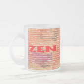 Zen-rote Schilf mattierte Tasse (Links)