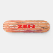 Zen Rote Schilf Skateboard (Horizontal)