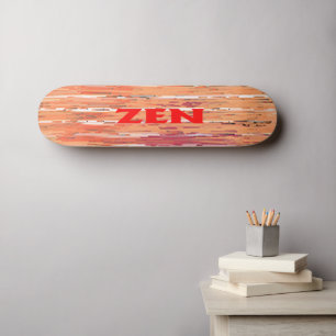 Zen Rote Schilf Skateboard