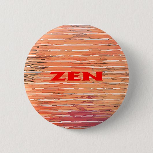 Zen-Rote-Schilf-Standardrunde Button (Vorderseite)