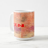Zen-Rote-Schilf-Tasse Kaffeetasse (Vorderseite Links)