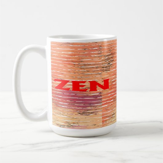 Zen-Rote-Schilf-Tasse Kaffeetasse (Links)