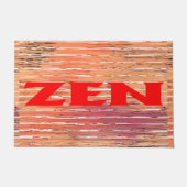 Zen Rote Schilfkröte Fußmatte (Vorderseite)