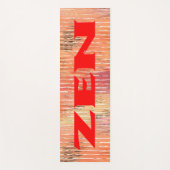 Zen-Rote-Schilfmatte Yogamatte (Vorderseite)