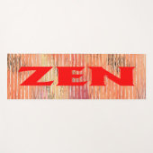 Zen-Rote-Schilfmatte Yogamatte (Vorderseite (Horizontal))