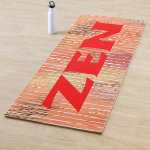 Zen-Rote-Schilfmatte Yogamatte