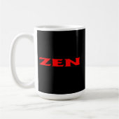 Zen-rote schwarze Tasse (Links)