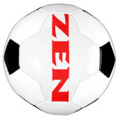 Zen Roter Fußballball Fußball (Gedreht)