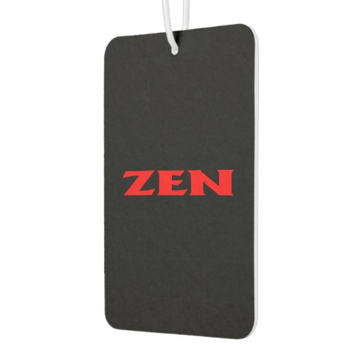Zen-Rotkarosse Autolufterfrischer (Links)