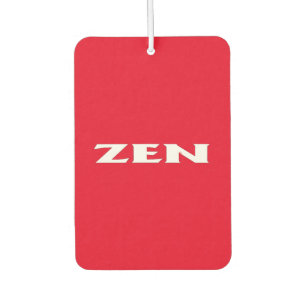 Zen-Rotkarosse Autolufterfrischer