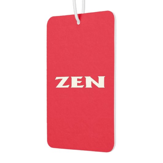 Zen-Rotkarosse Autolufterfrischer (Links)