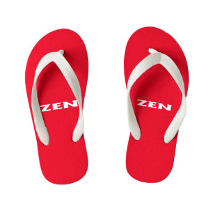 Zen-Rotkehlchen Kinderbadesandalen