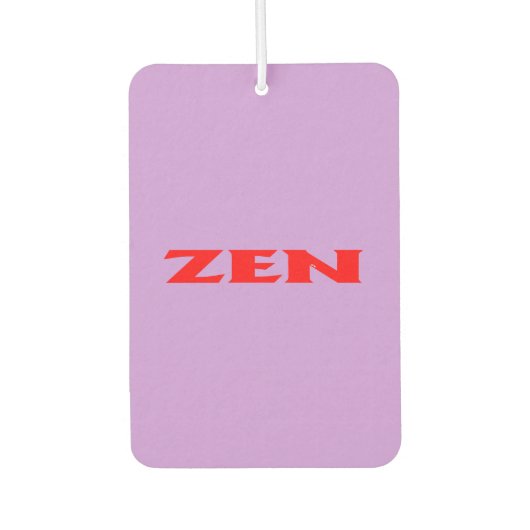 Zen Rotlila-Auto-Lufterfrischer Autolufterfrischer (Vorderseite)
