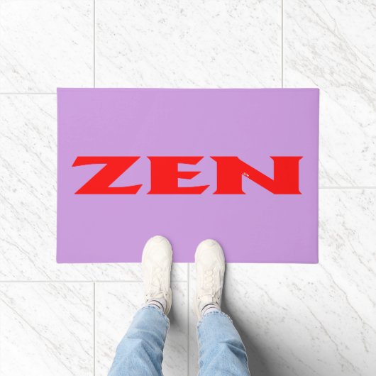 Zen Rotlila Fußmatte (Indoor)