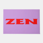 Zen Rotlila Fußmatte (Vorderseite)