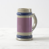 Zen Rotlila stein Bierglas (VorderseiteRechts)