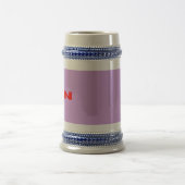 Zen Rotlila stein Bierglas (Mittel)