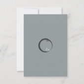Zen RSVP Karte (Rückseite)