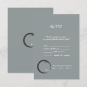 Zen RSVP Karte (Vorne/Hinten)