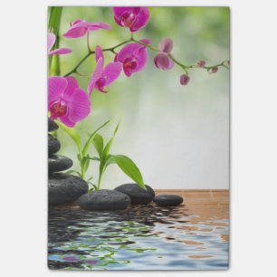 Zen,Ruhe,rosa orchid,schön,Wellness-Center,Heilun Post-it Klebezettel