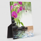 Zen,Ruhe,rosa Orchidee,schön,Wellness-Center,Heilu Fotoplatte (Seite)