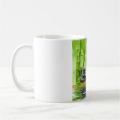 Zen Ruhe Wassergarten durch heilende Liebe Kaffeetasse (Links)