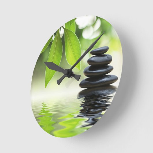 Zen Runde Wanduhr (Winkel)